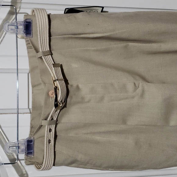 NWT Vintage Linen Blend Slacks Pants - Picture 2 of 4